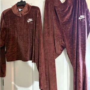 Nike Air Brown Velour Jacket